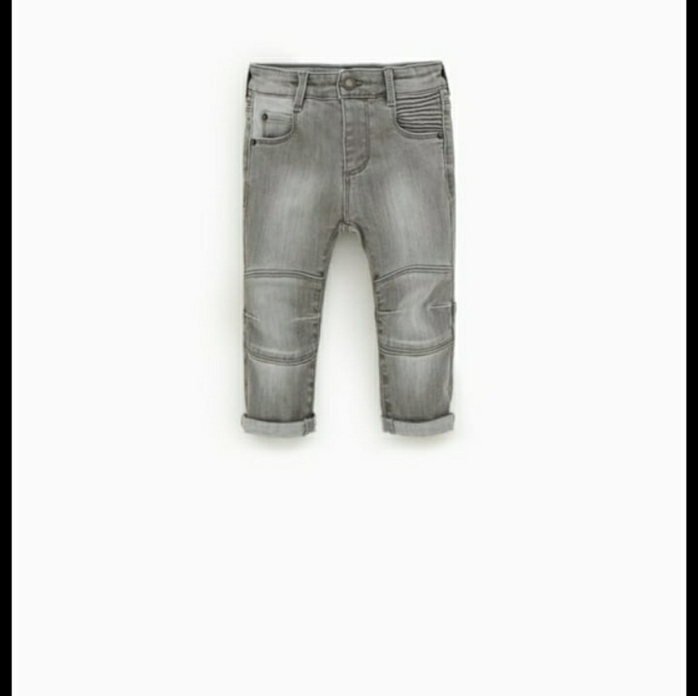 Zara toddler boy skinny  biker jeans